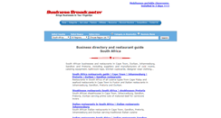 Desktop Screenshot of business-broadcaster.co.za